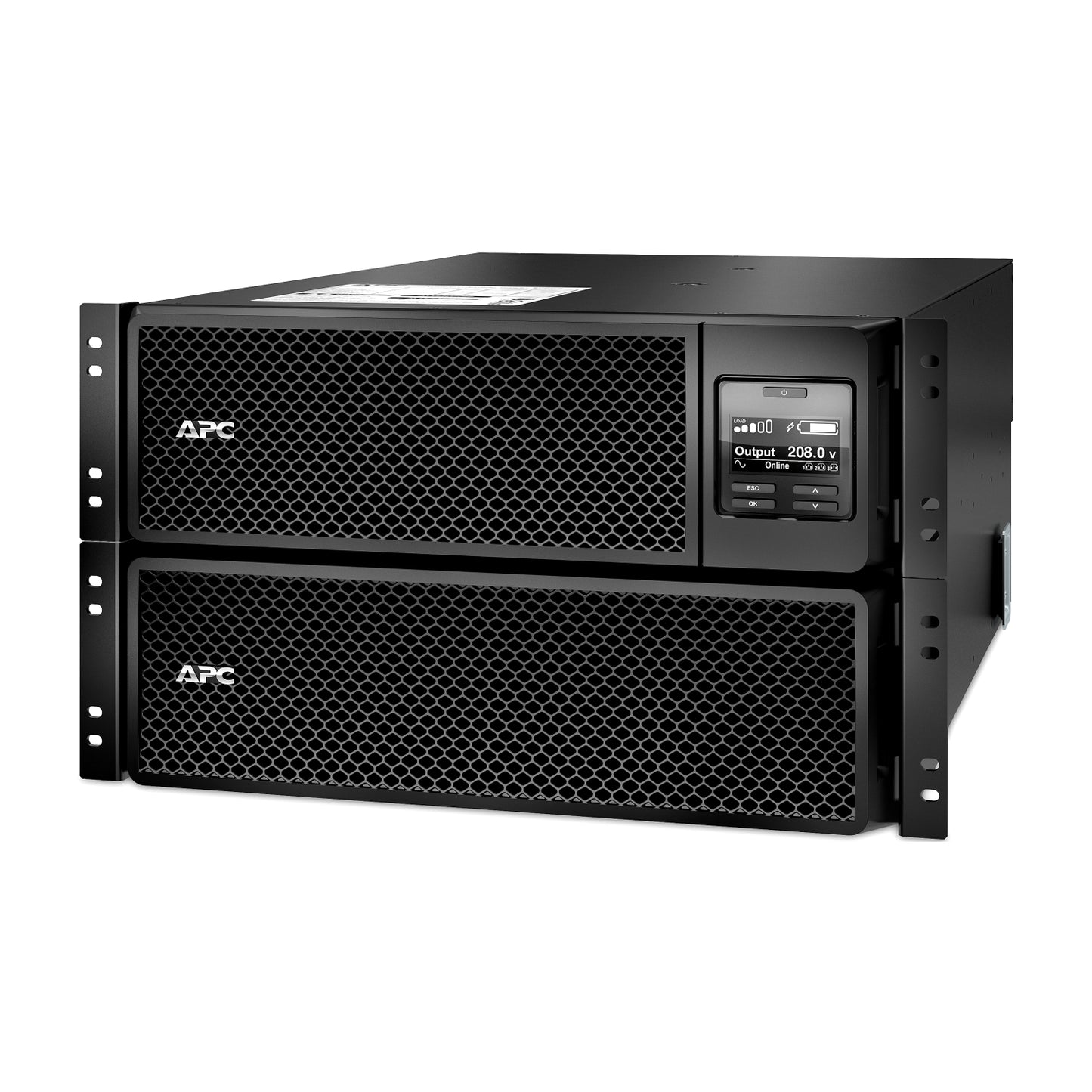 APC Smart-UPS SRT 10kVA 6U Rackmount Online UPS — 208V, Network Card Included, Double-Conversion