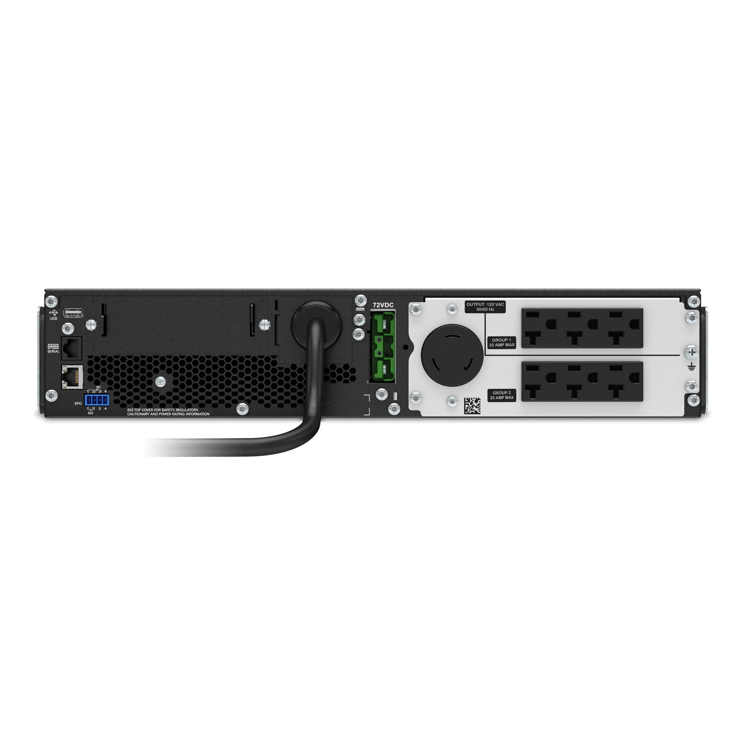 APC Smart-UPS SRT 2.2kVA 2U Rackmount Online UPS — 120V, SmartSlot, TAA Compliant, Double-Conversion
