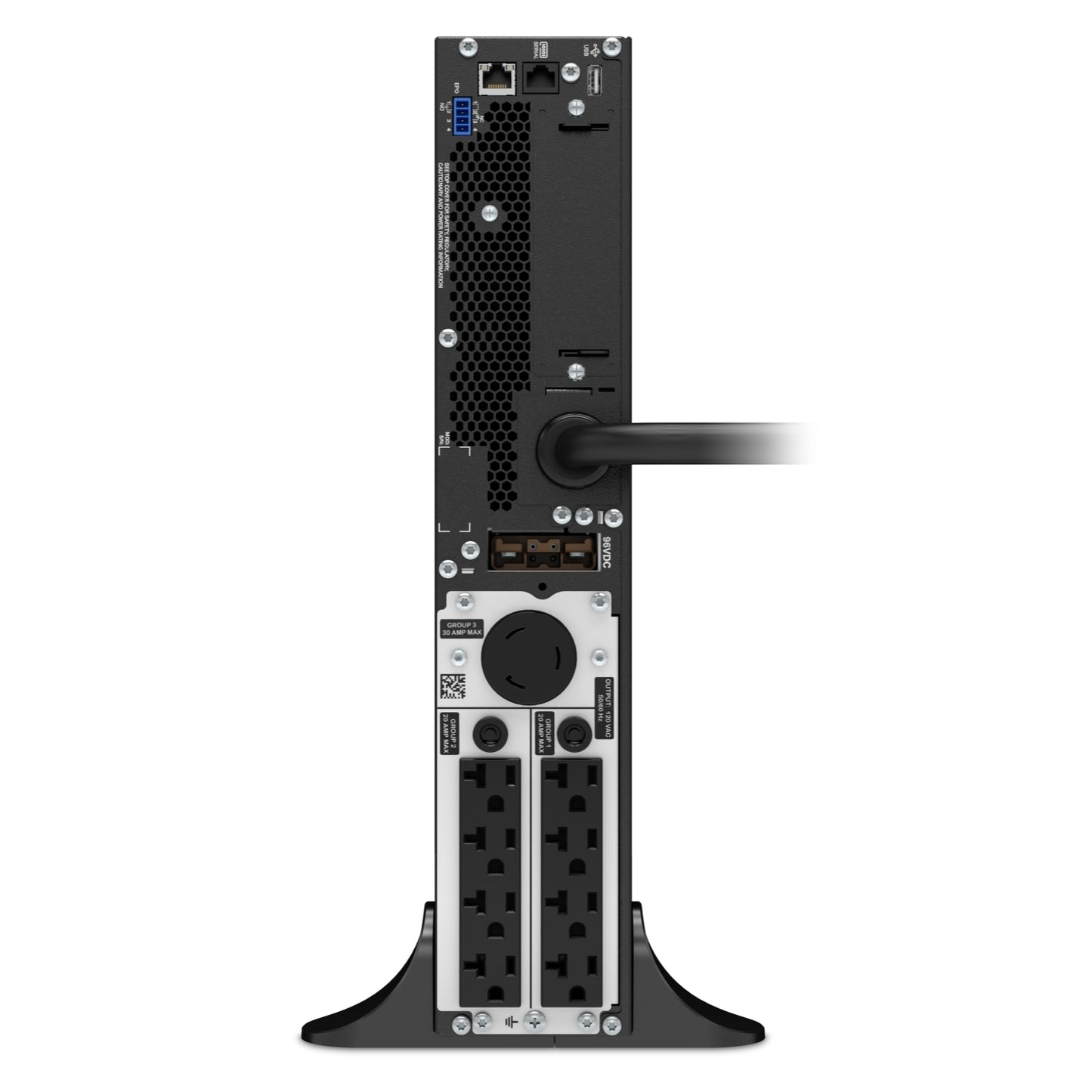 APC Smart-UPS SRT 3kVA Rack/Tower Convertible Online UPS — 120V, SmartSlot, TAA Compliant, Double-Conversion
