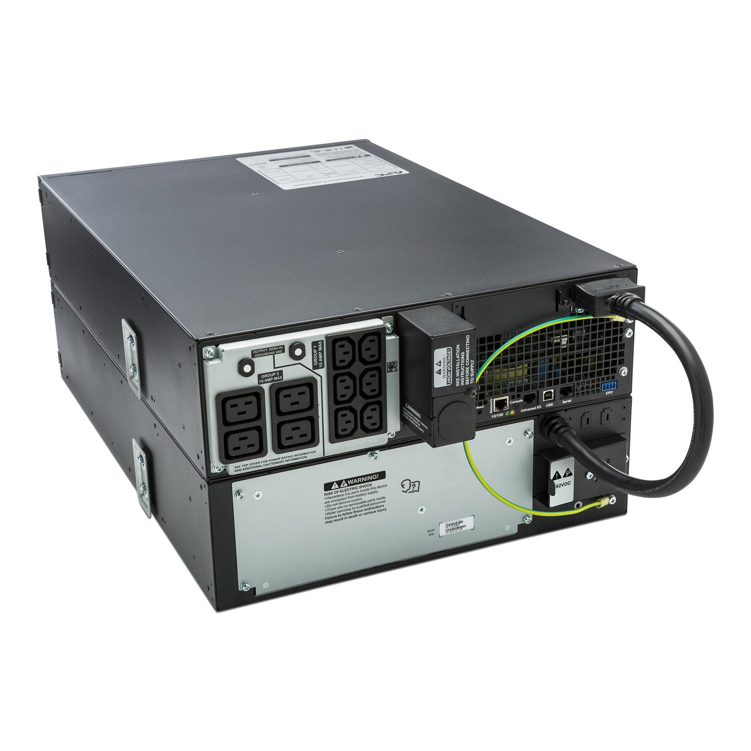 APC Smart-UPS SRT 5kVA 3U Rackmount Online UPS — 208V, Network Card Included, Double-Conversion
