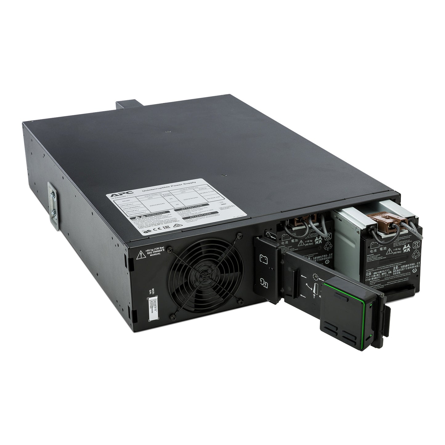 APC Smart-UPS SRT 5kVA 3U Rackmount Online UPS — 208V, Network Card Included, TAA Compliant, Double-Conversion