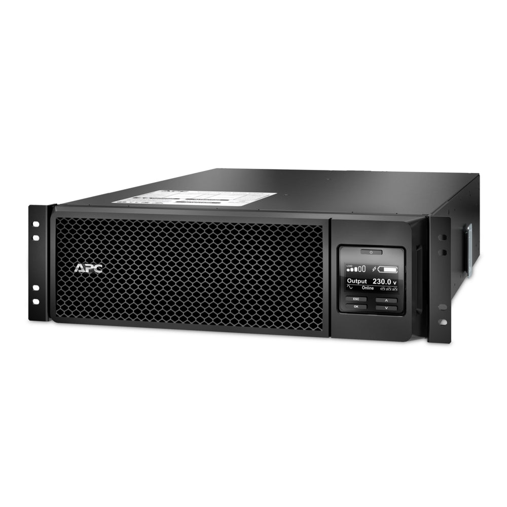 APC Smart-UPS SRT 5kVA 3U Rackmount Online UPS — 208V/230V, Network Card Included, Double-Conversion
