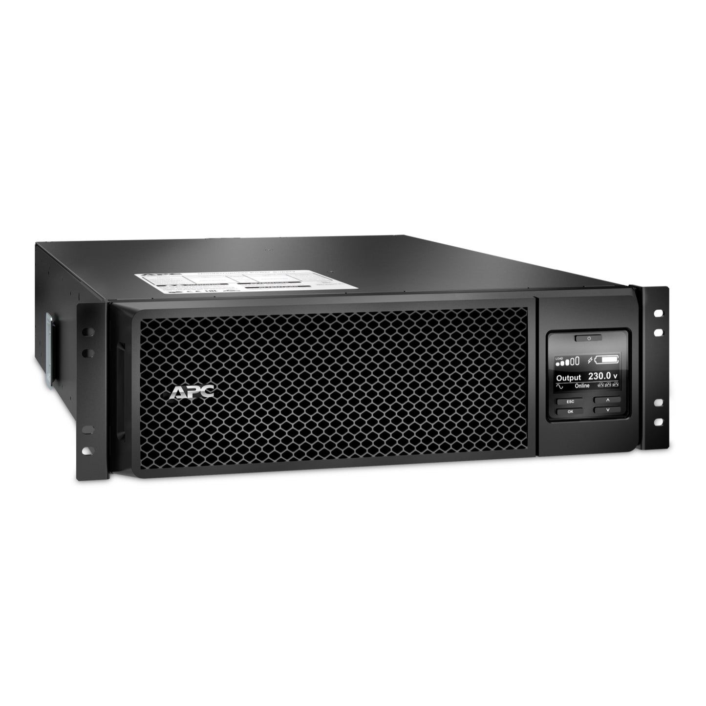 APC Smart-UPS SRT 5kVA 3U Rackmount Online UPS — 208V/230V, Network Card Included, Double-Conversion