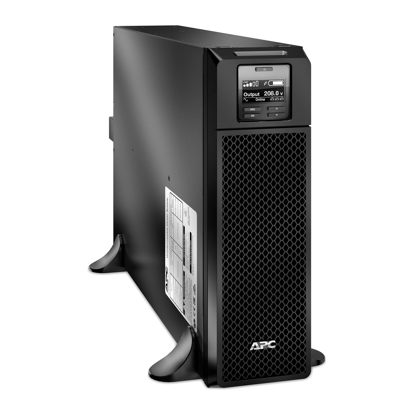 APC Smart-UPS SRT 5kVA Tower Online UPS — 208V, Network Card Included, Double-Conversion