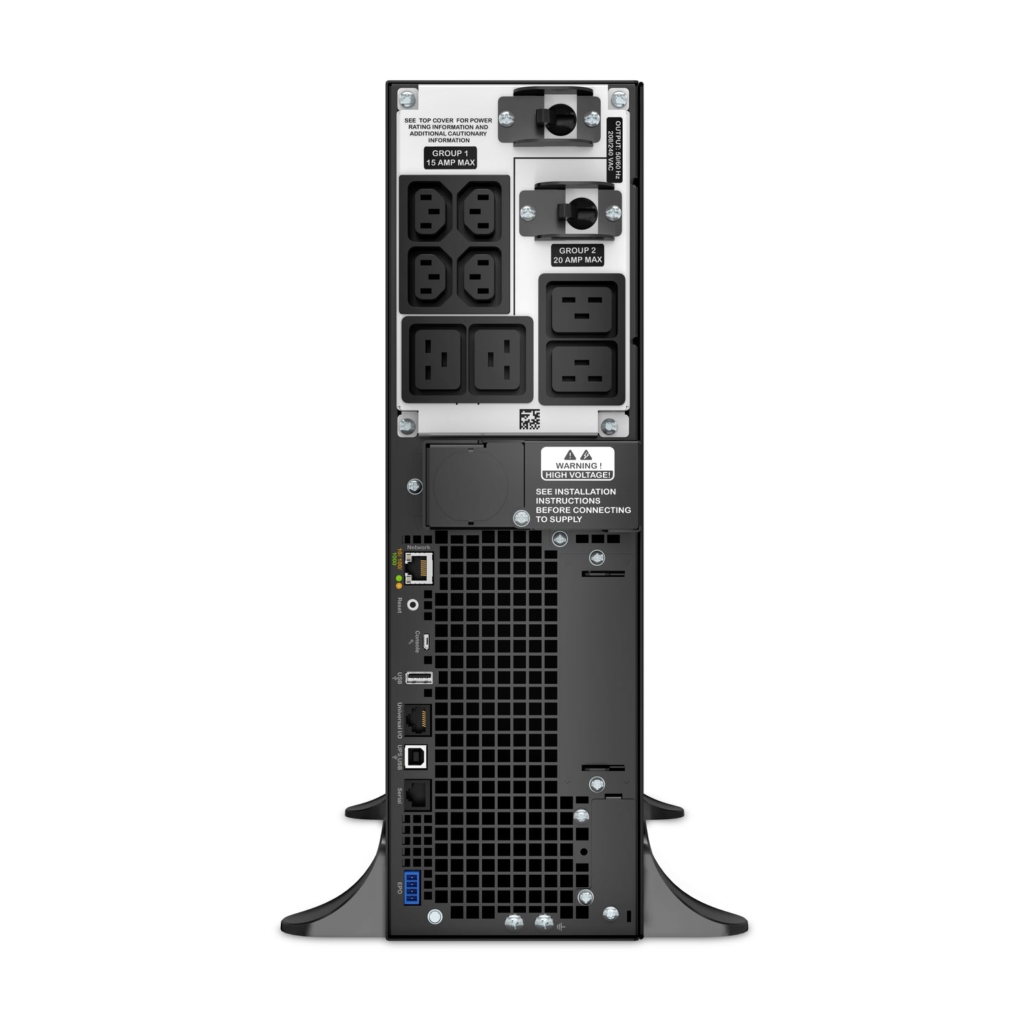 APC Smart-UPS SRT 5kVA Tower Online UPS — 208V, Network Card Included, Double-Conversion