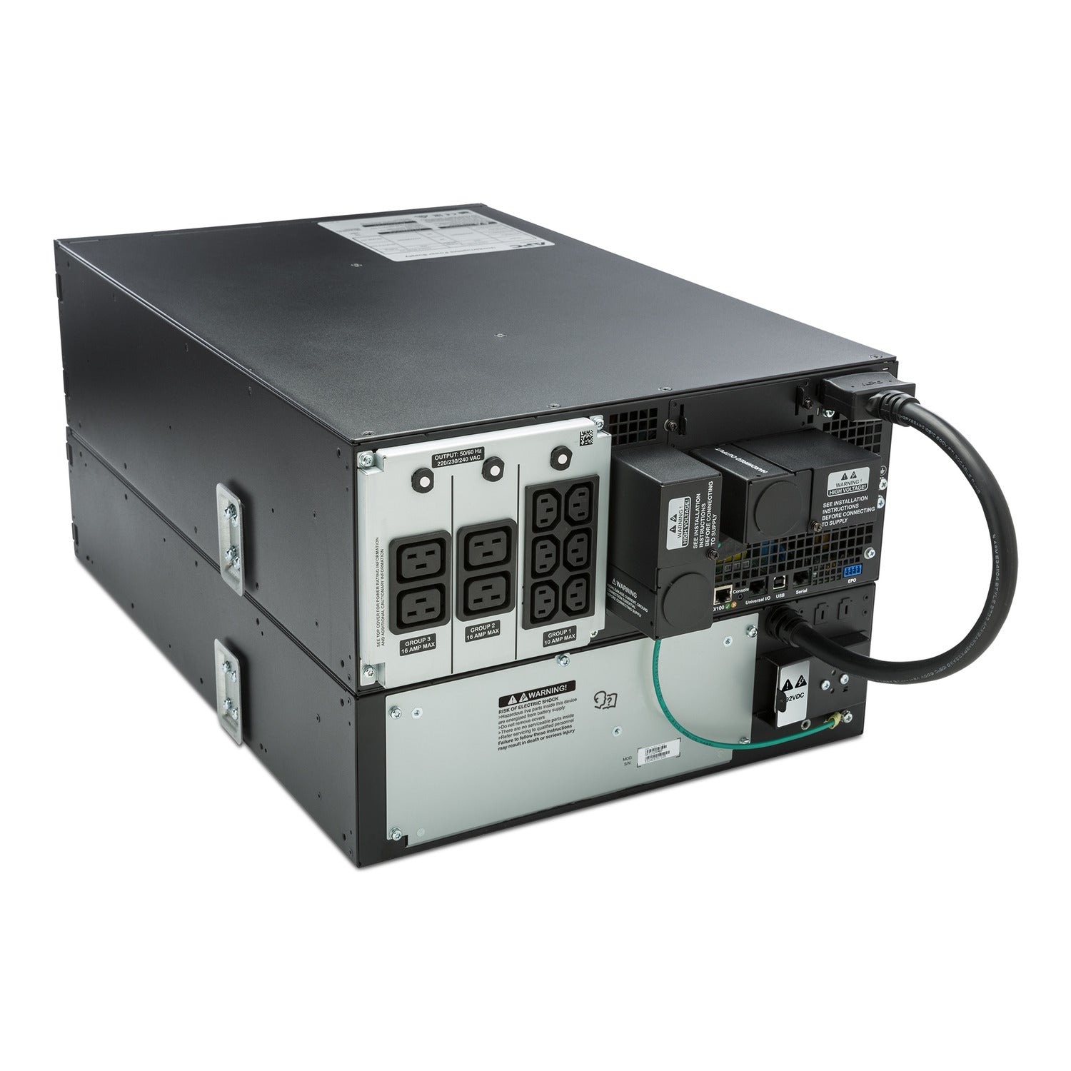 APC Smart-UPS SRT 6kVA 4U Rackmount Online UPS — 208V, Network Card Included, Double-Conversion