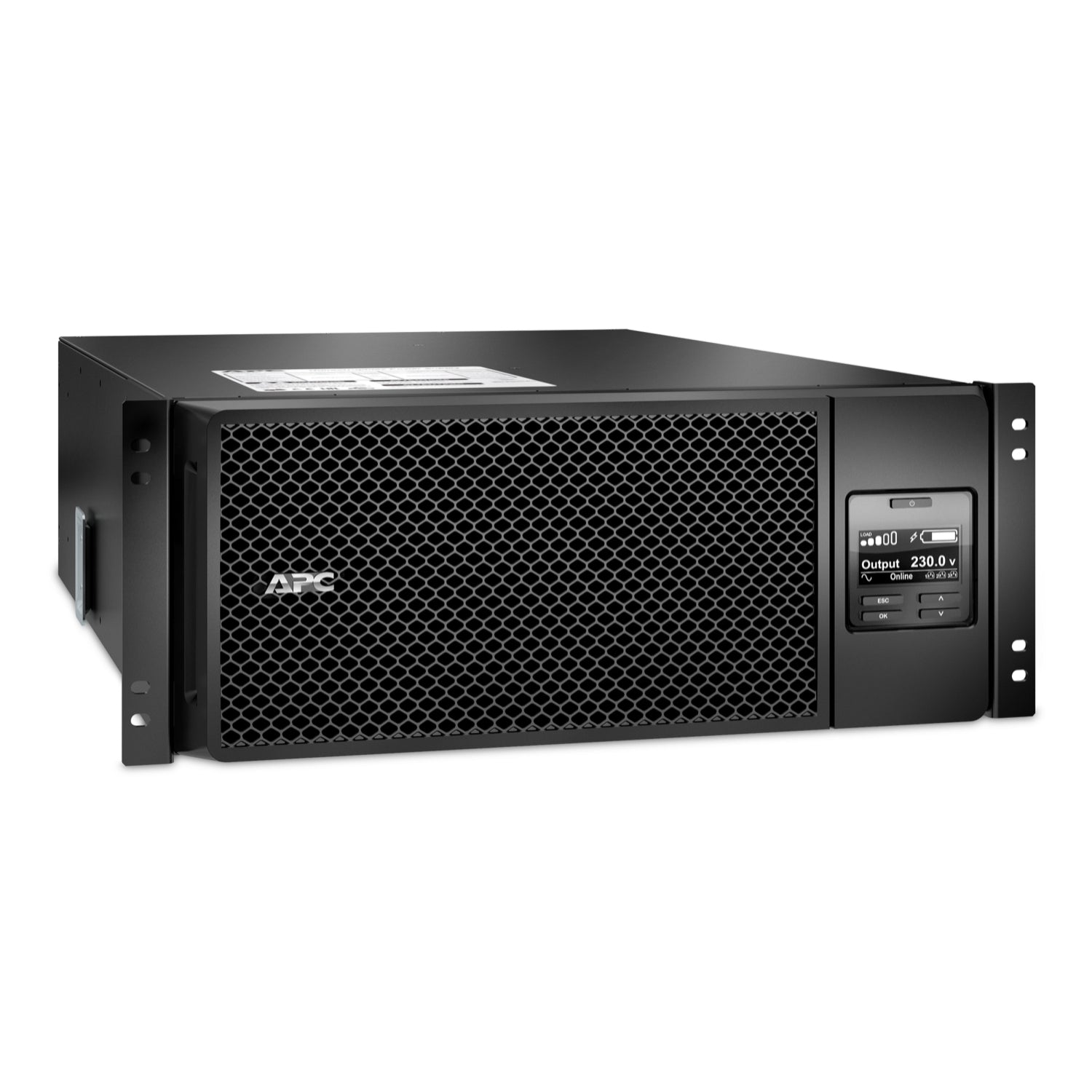 APC Smart-UPS SRT 6kVA 4U Rackmount Online UPS — 208V, Network Card Included, Double-Conversion