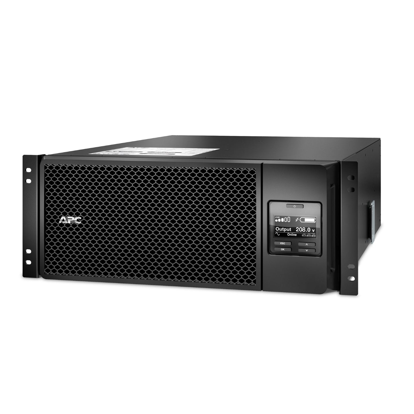 APC Smart-UPS SRT 6kVA 4U Rackmount Online UPS — 208V, Network Card Included, Double-Conversion