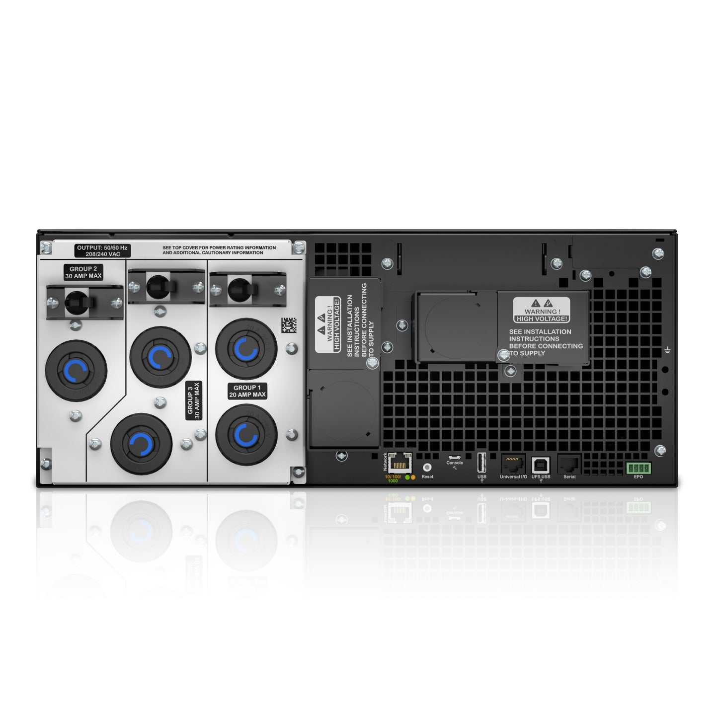 APC Smart-UPS SRT 6kVA 4U Rackmount Online UPS — 208V, Network Card Included, Double-Conversion