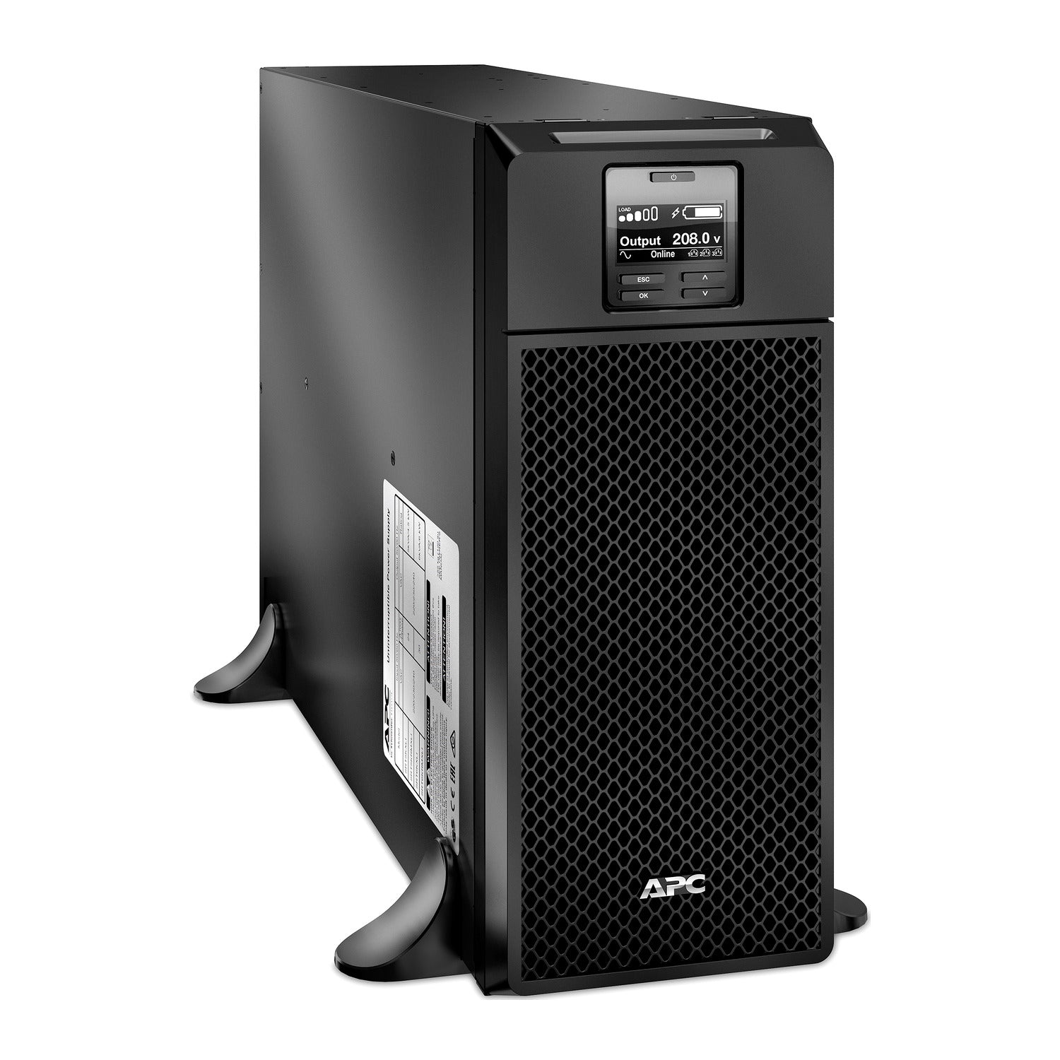 APC Smart-UPS SRT 6kVA Rack/Tower Convertible Online UPS — 208V, Network Card Included, TAA Compliant, Double-Conversion