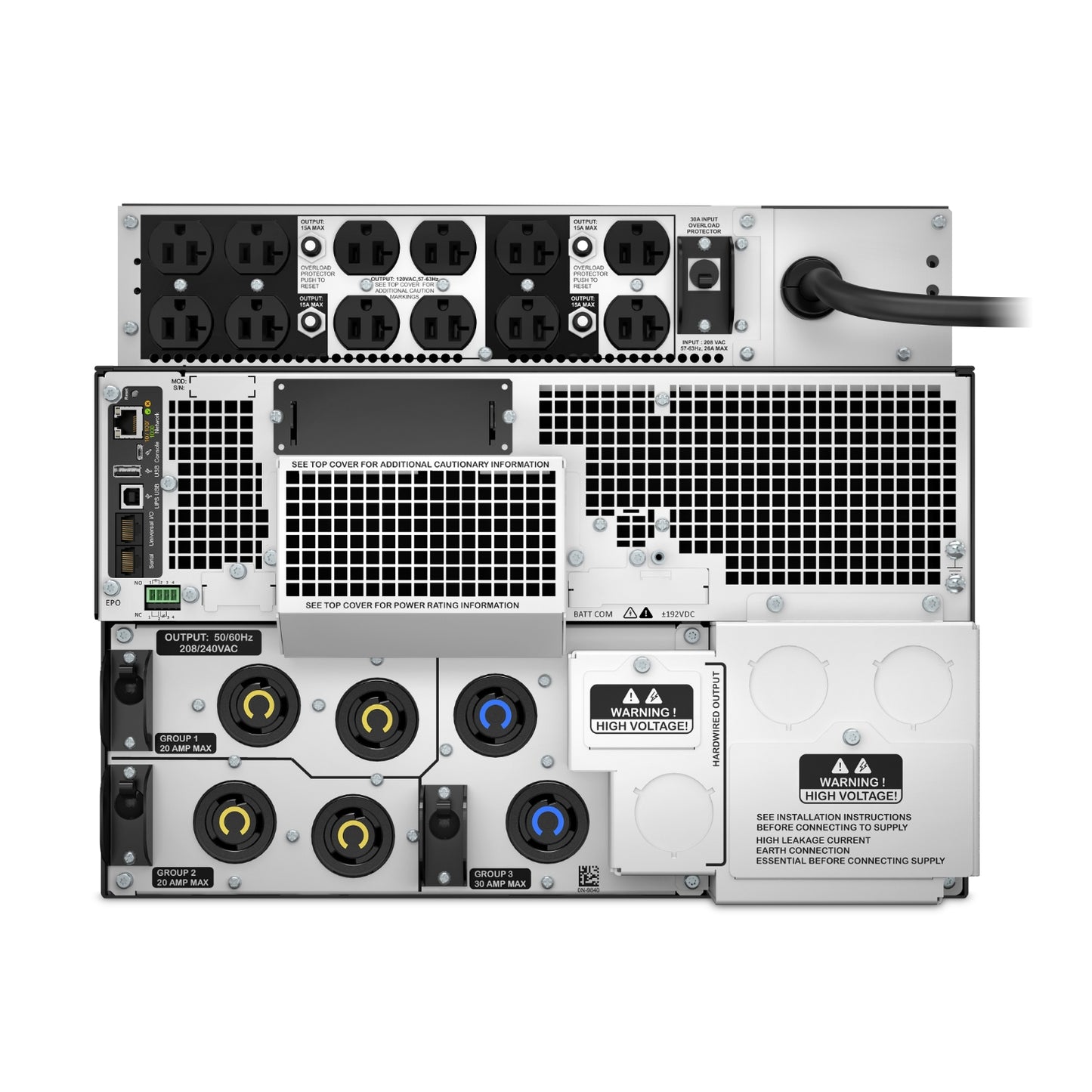 APC Smart-UPS SRT Step-Down Transformer 8kVA Rackmount — Step Down 208V to 120V