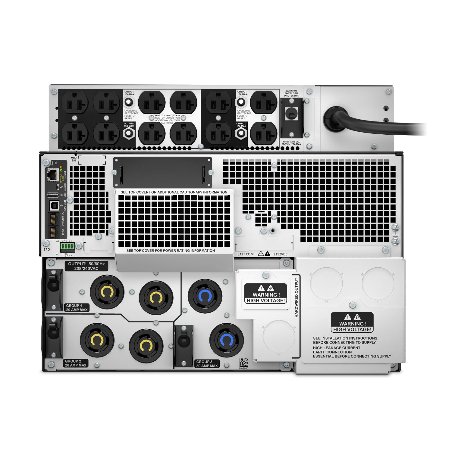 APC Smart-UPS SRT Step-Down Transformer 8kVA Rackmount — Step Down 208V to 120V
