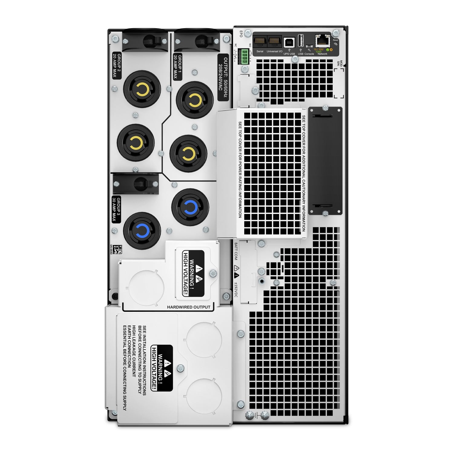 APC Smart-UPS SRT 8kVA Tower Online UPS — 208V, Network Card Included, Double-Conversion