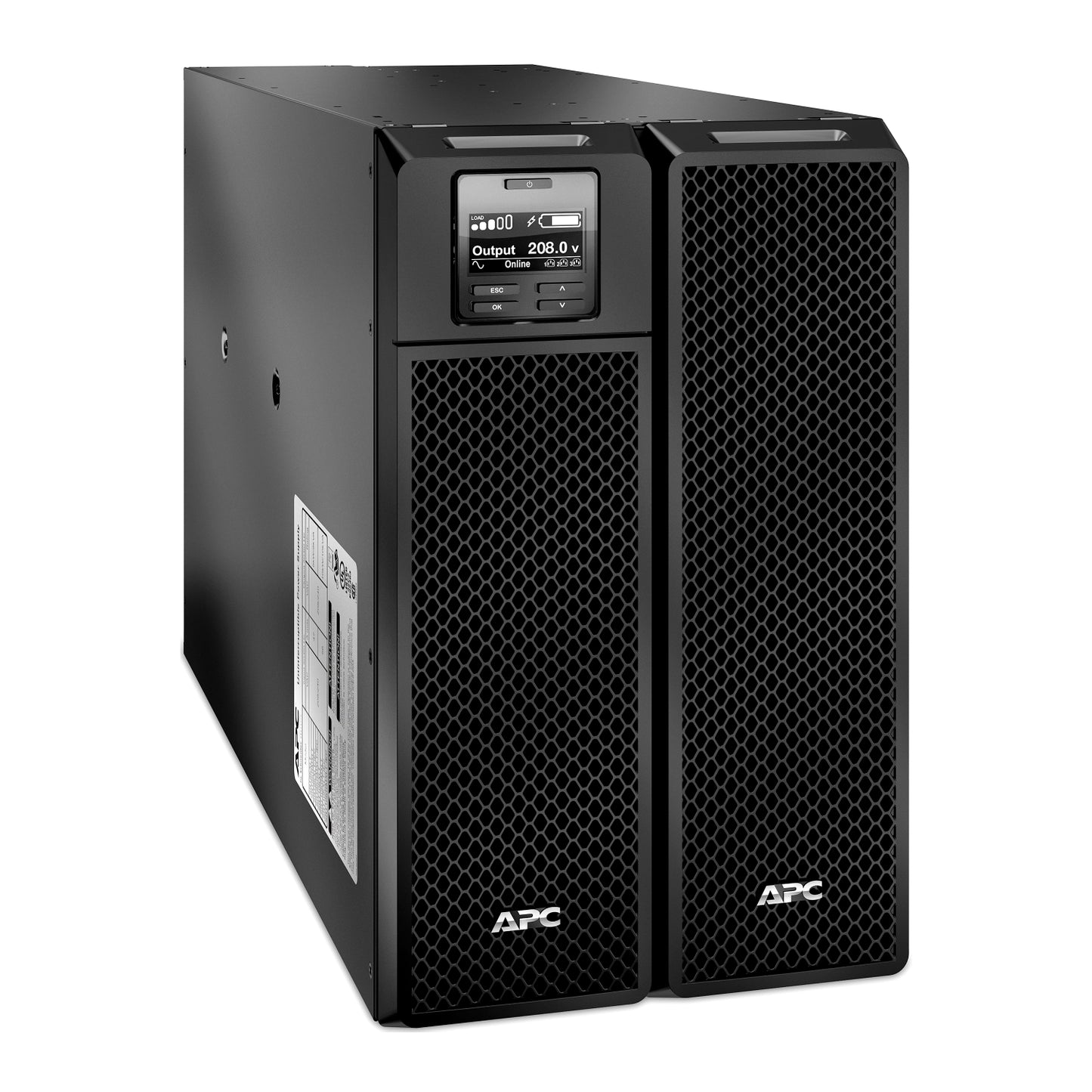APC Smart-UPS SRT 8kVA Tower Online UPS — 208V, Network Card Included, Double-Conversion