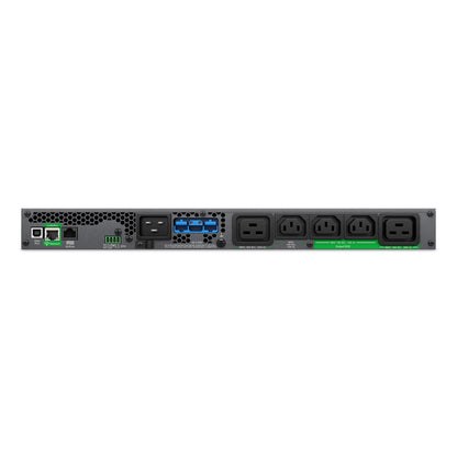 APC Smart-UPS Ultra On-Line, 2200VA, Lithium-ion, Rack/Tower 1U, 208/230V, 3x C13, 2x C19 IEC outlets, SmartConnect, Extended runtime, W/rail kit