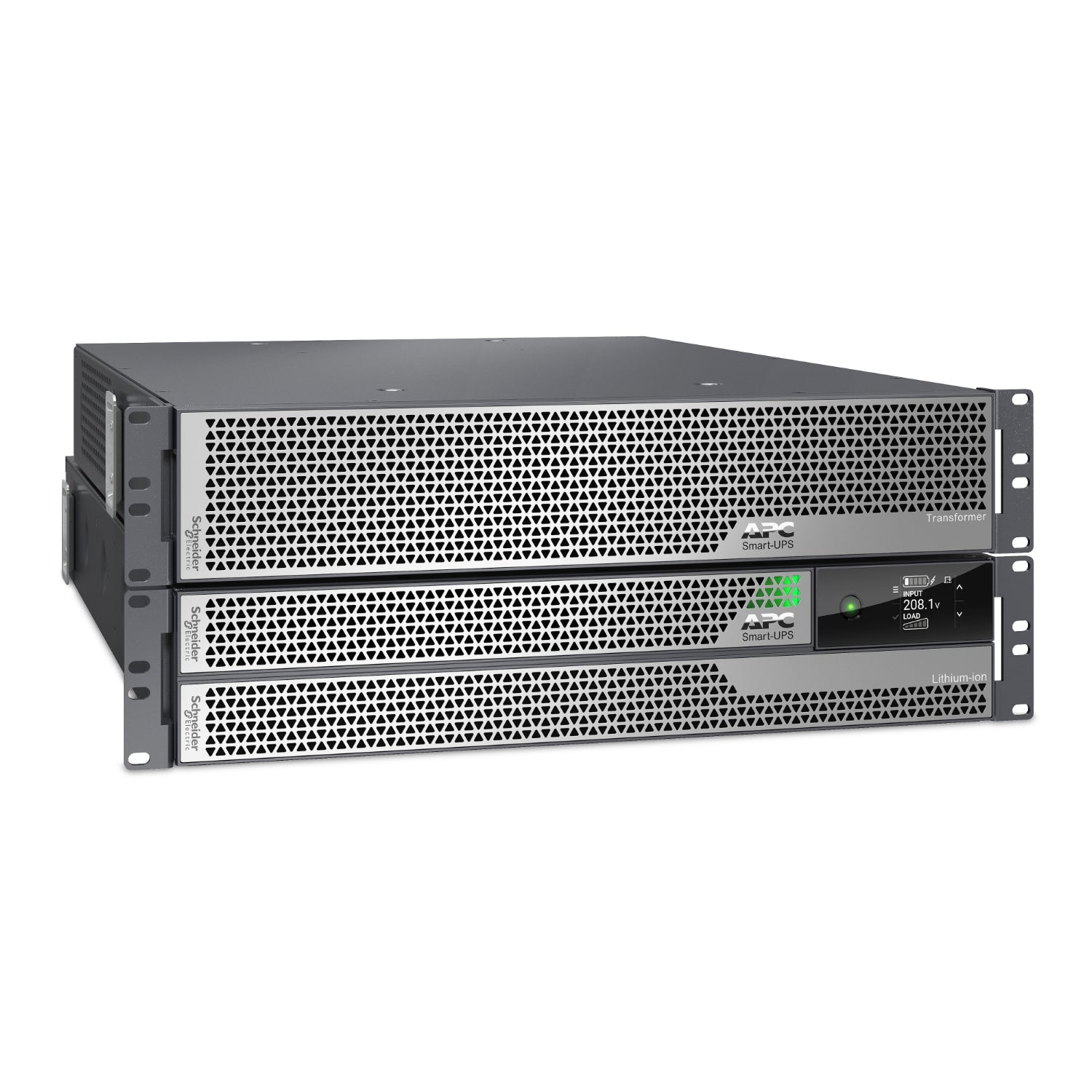 APC Smart-UPS Ultra, 5kVA, Rackmount 4U, 208V, 12x 5-20R+2x L6-20R+1x L6-30R NEMA, Network Card+SmartSlot, W/ rail kit, W/ transformer 208V to 120V