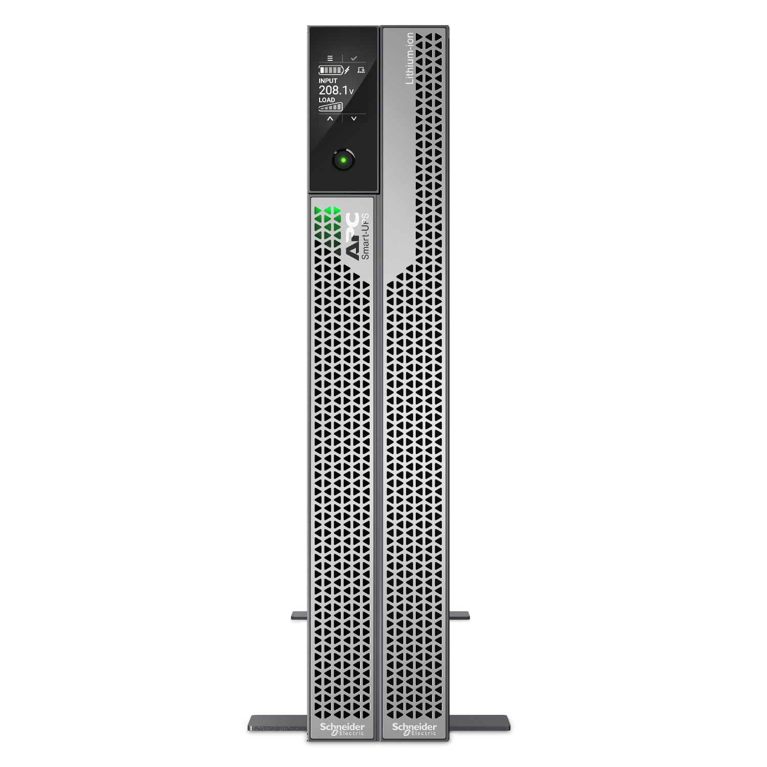 APC Smart-UPS Ultra On-Line, 5000VA, Lithium-ion, Rack/Tower 2U, 230V, Hardwired 3-Wire Output, Network Card, Extended runtime, W/rail kit