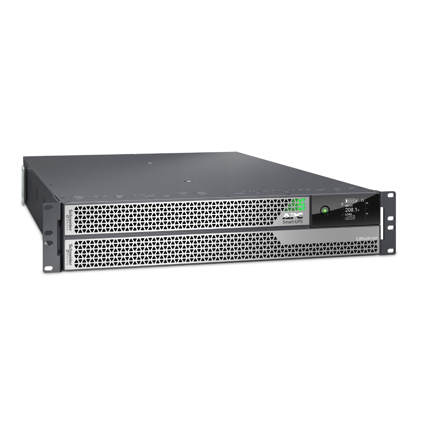 APC Smart-UPS Ultra On-Line, 5000VA, Lithium-ion, Rack/Tower 2U, 230V, Hardwired 3-Wire Output, Network Card, Extended runtime, W/rail kit