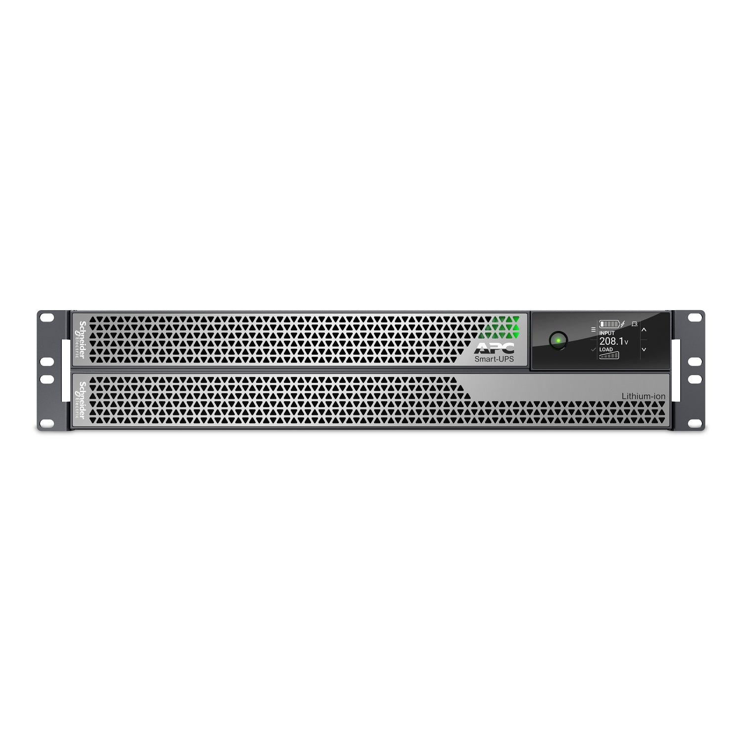 APC Smart-UPS Ultra On-Line, 5000VA, Lithium-ion, Rack/Tower 2U, 230V, Hardwired 3-Wire Output, Network Card, Extended runtime, W/rail kit