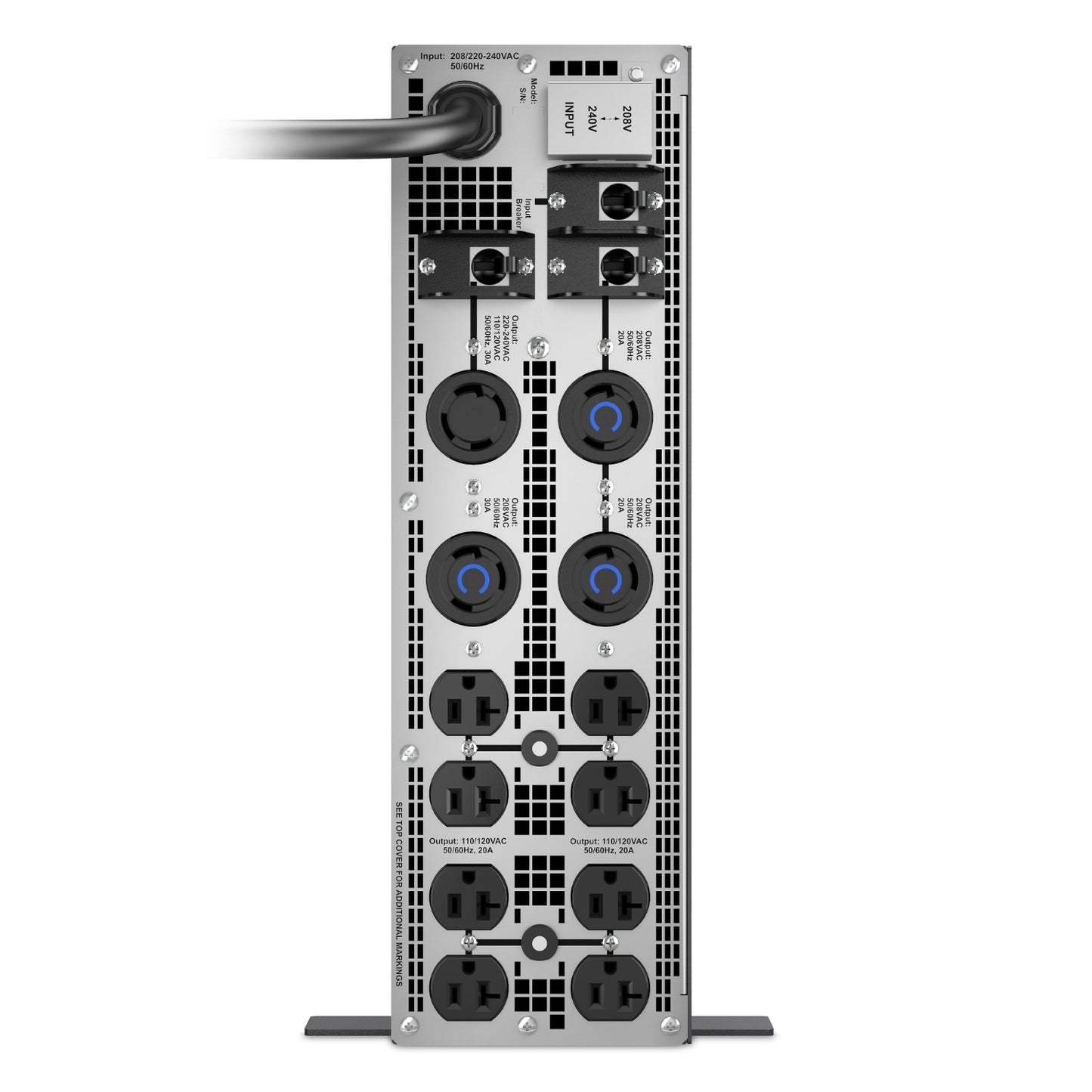APC Smart-UPS Ultra Tower Isolation/Step-Down Transformer, 5kVA, 8x 5-20R & 2x L6-20R & 1x L6-30R & 1x L14-30R NEMA outlets